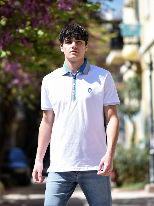 Polo Short Sleeve Blouse White