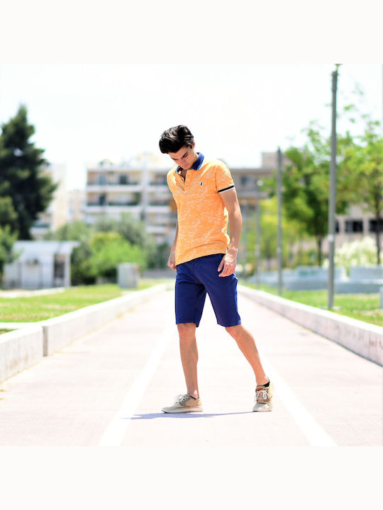 Herrenshorts Chino Blau
