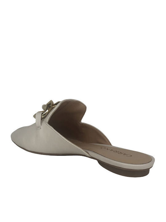 Flat Mules σε Μπεζ Χρώμα