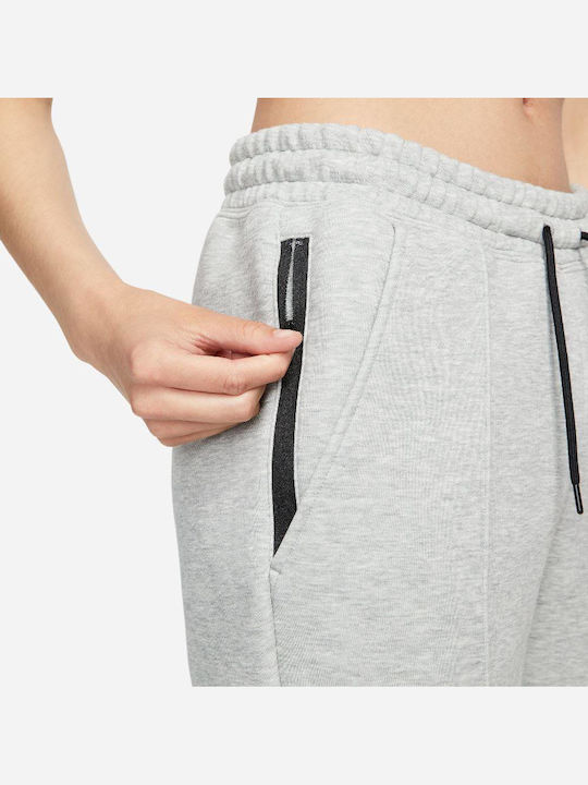 Tech Fleece Παντελόνι Φόρμας με Λάστιχο Γκρι