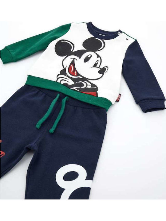 Kids Sweatpants Set Green 2pcs