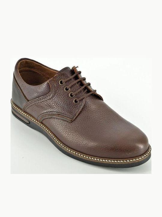 Men's Leather Casual Shoes Brown