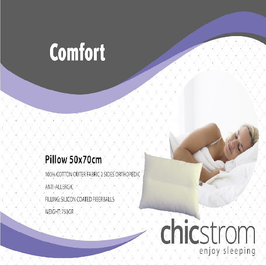Chic Strom Comfort Bed Pillow Hollowfiber 50x70cm