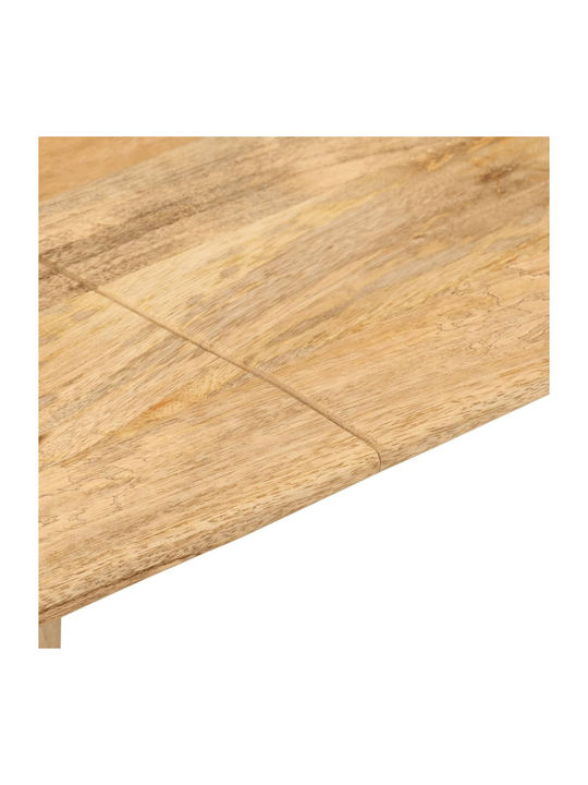 Bancă De Bucătărie Cu Suprafeță Din Lemn Alb 160x40x45cm