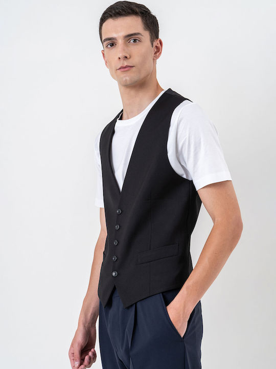 Fragosto Men's Vest Black