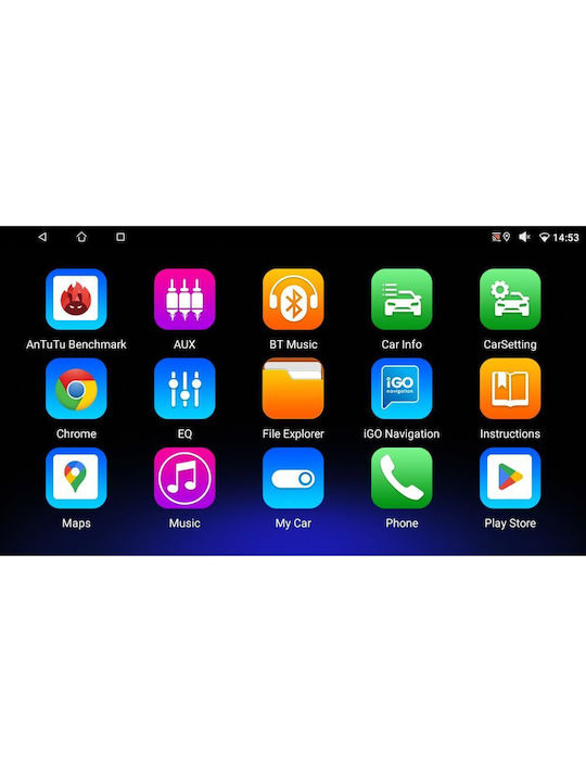 Digital IQ Ηχοσύστημα Αυτοκινήτου 2DIN (Bluetooth/USB/AUX/WiFi/GPS/Apple-Carplay/Android-Auto) με Οθόνη Αφής 7"