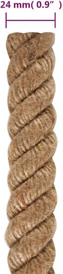 vidaXL vidaXL Rope Diameter 24mm Length 25m Brown