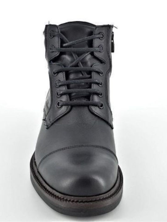 Leather Black Men's Boots