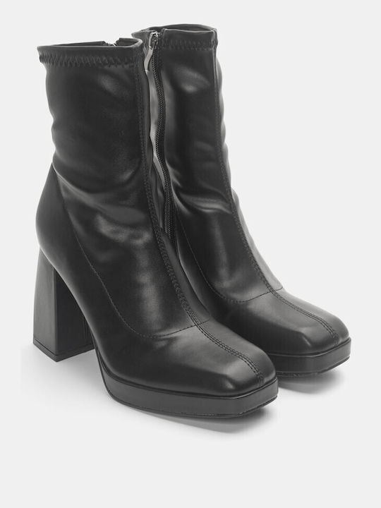 Luigi Women's Boots with High Heel Black