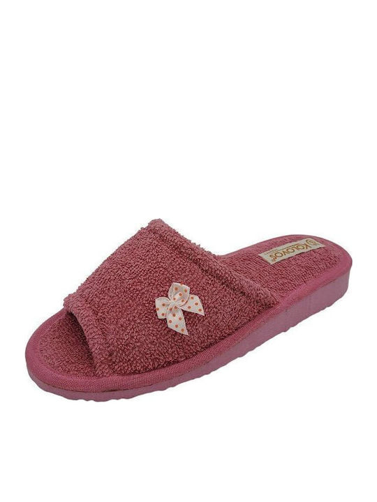 Terry Winter Women's Slippers Pink