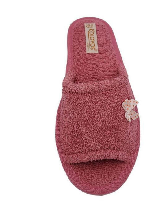 Terry Winter Women's Slippers Pink
