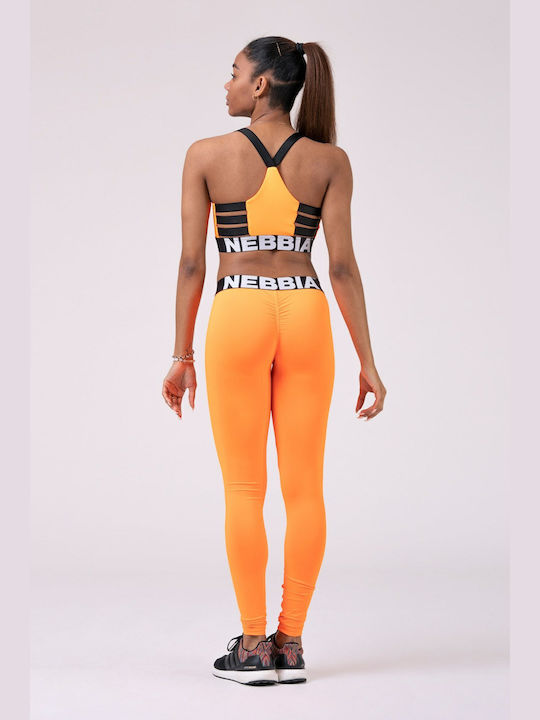 Nebbia Frauen Lang Leggings Orange