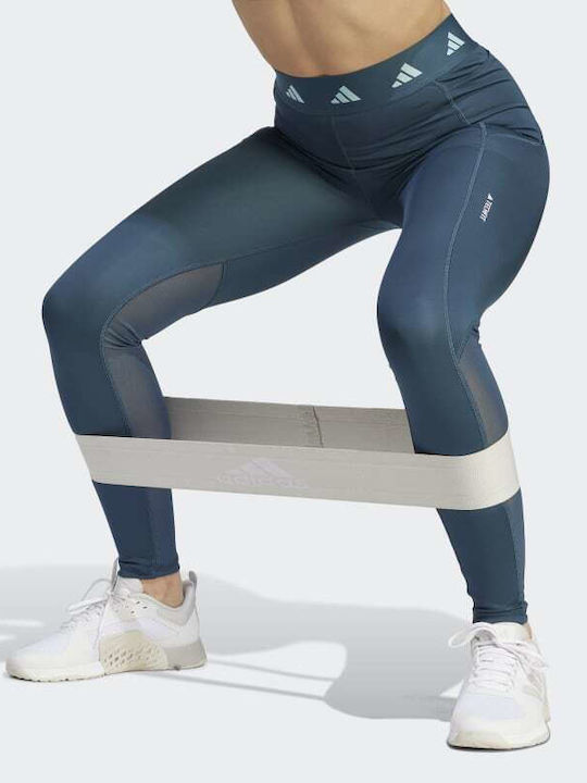 Adidas Frauen Lang Leggings Blau