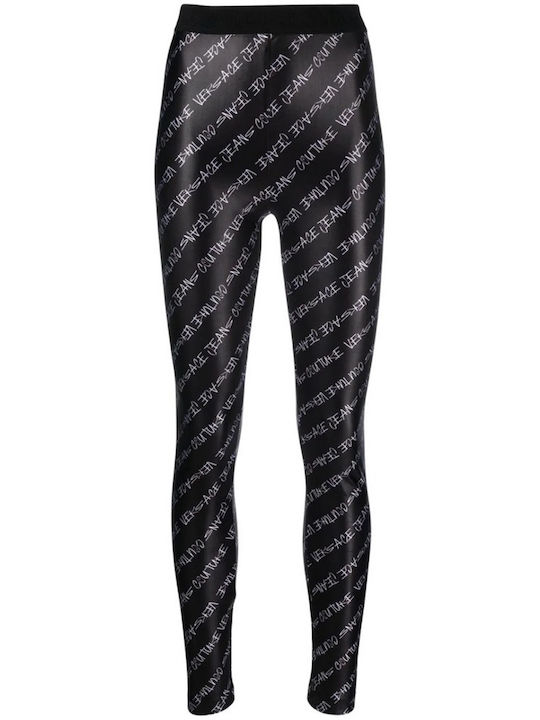 Versace Frauen Lang Leggings Schwarz