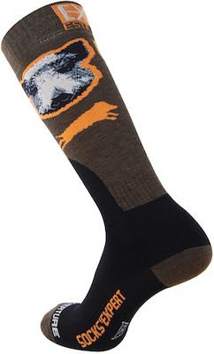 Rywan Long Hunting Socks in Brown color