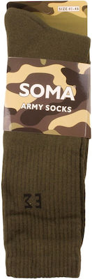 Soma Isothermisch Jagdsocken Baumwolle in Khaki Farbe