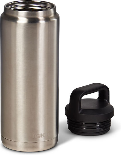 Igloo Edelstahl Thermosflasche 770ml Silber mit Schlinge