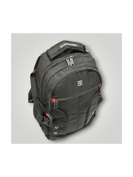 Suissewin Waterproof Backpack Backpack for 15.6" Laptop Black SN9016.BLACK