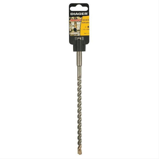 Diager Diamond Drill with SDS Plus Shank for Masonry 16x210mm