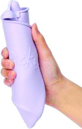Scrunch Beach Bucket made of Silicone Purple
