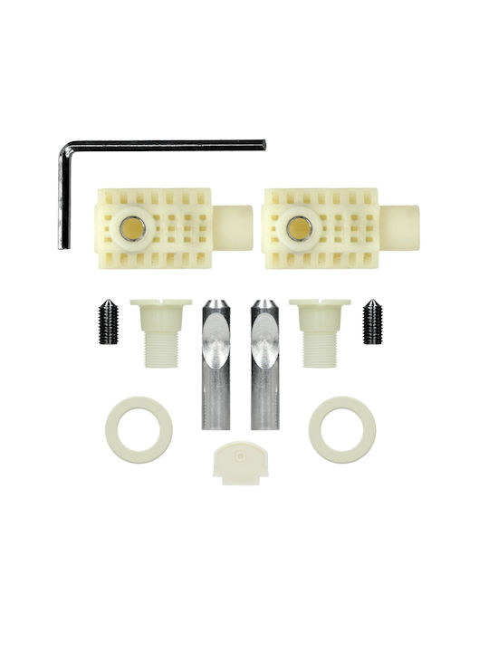 ECD Germany Wandhängende Toilette Weiße