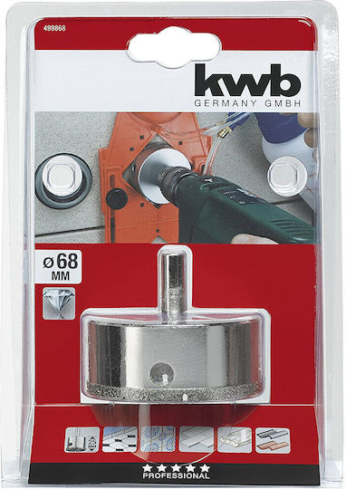 KWB Ποτηροτρύπανο Διαμαντέ με Διάμετρο 68mm για Πλακάκι