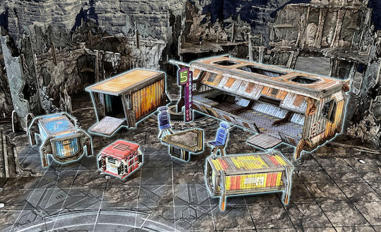 Battle Systems Μακετόχαρτο Trade Container