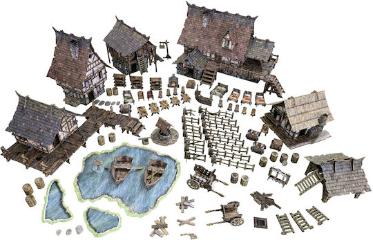 Battle Systems Material des Modells Fantasy Village