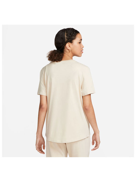 Nike Essentials Women's Athletic T-shirt Beige