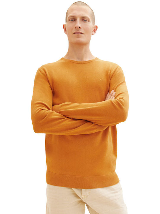 Tom Tailor BASIC CREW Long Sleeve Sweater Yellow