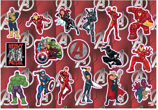 Diakakis Zeichenblöcke Iron Man C4 (22,9 x 32,4 cm) Verschiedene Designs