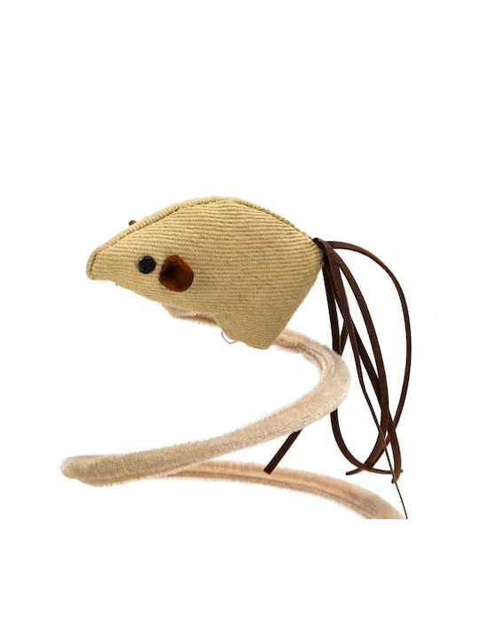Nobleza Cat Toy Mouse Beige