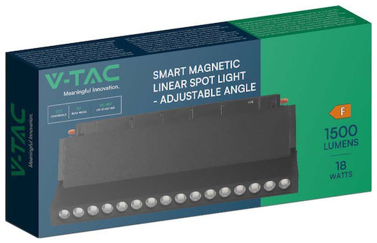 V-TAC LED Lumina liniară Lumină Plafon 18W Alb natural IP20