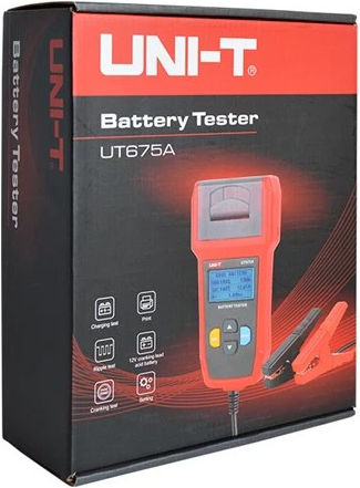 Uni-T UT675A Αναλογικό Battery Tester με Κροκοδειλάκια