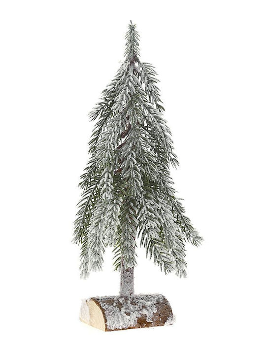 Iliadis Christmas Decorative Snowy Wood Tree Green