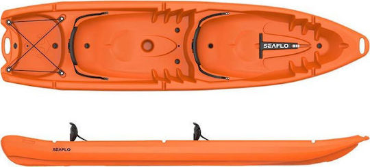 Seaflo SF-4001 SF4001.021U Πλαστικό Kayak Θαλάσσης 2 Ατόμων Πορτοκαλί