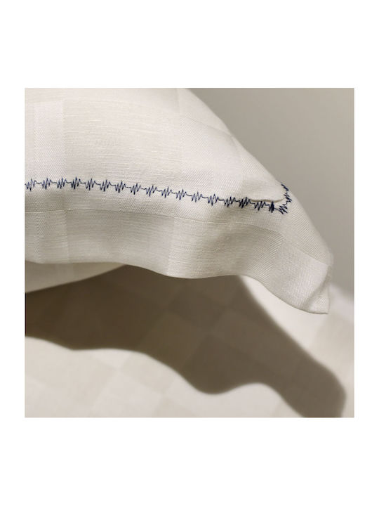 Hauz Duvet Cover Set Queen with 2 Pillowcases 230x250 White