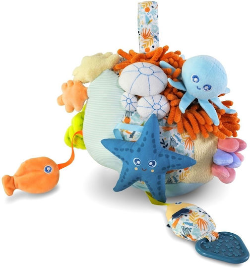 Miniland Μπάλα Coral Reef από Ύφασμα με Ήχους για Νεογέννητα