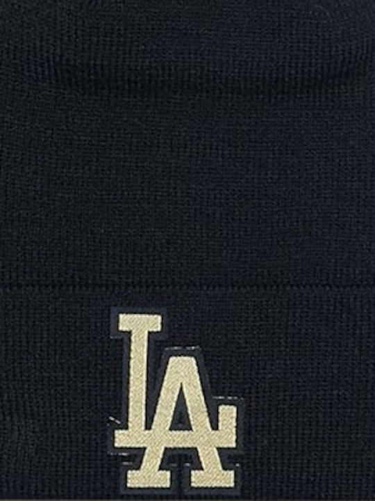 New Era Beanie Unisex Σκούφος Πλεκτός σε Μαύρο χρώμα