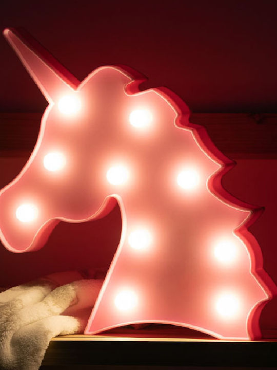 Kiokids Led Plastic Kids Wall Light Unicorn Pink