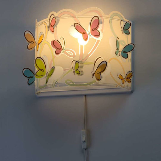 Ango Παιδικό Φωτιστικό Τοίχου Πλαστικό Butterfly