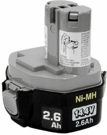 Makita Tool Battery NiMH 14.4V with Battery Capacity 2.6Ah Ni-MH