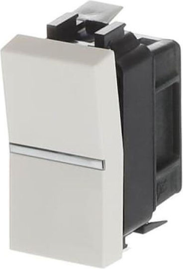 Abb Zenit Recessed Wall Switch Lighting One-Way without Frame Aller Retour White