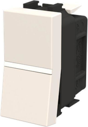 Abb Abb Recessed Wall Switch Single Without Frame White