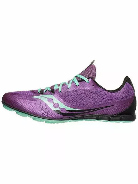 Saucony Vendetta 3 Damen Sportschuhe Spikes Lila