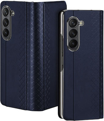 Dux Ducis Leather Book Navy Blue (Galaxy Z Fold5)