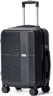 Lavor 1-605 Cabin Travel Suitcase Hard Black with 4 Wheels Height 55cm.