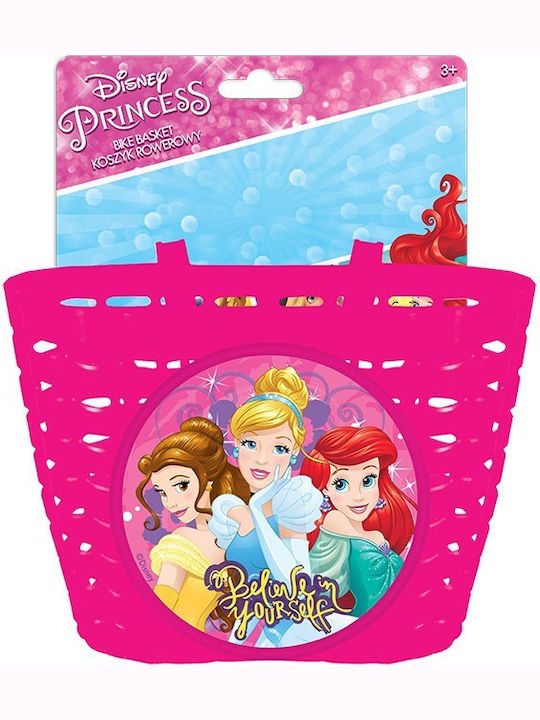 Seven Princess Bicycle Basket Pink 9204