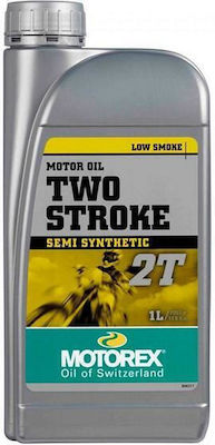 Motorex Low Smoke 2T Ημισυνθετικό Λάδι Μοτοσυκλέτας για Δίχρονους Κινητήρες 1lt