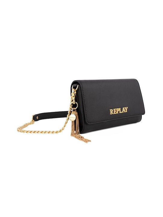 Replay Geantă de damă Crossbody Neagră